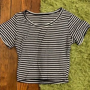Striped Crop Top